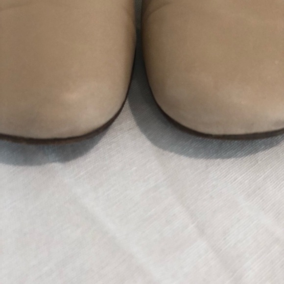 Ralph Lauren Nude Beige Leather Ballet Flats Size 7 or 8 Made in Italy - Picture 5 of 8